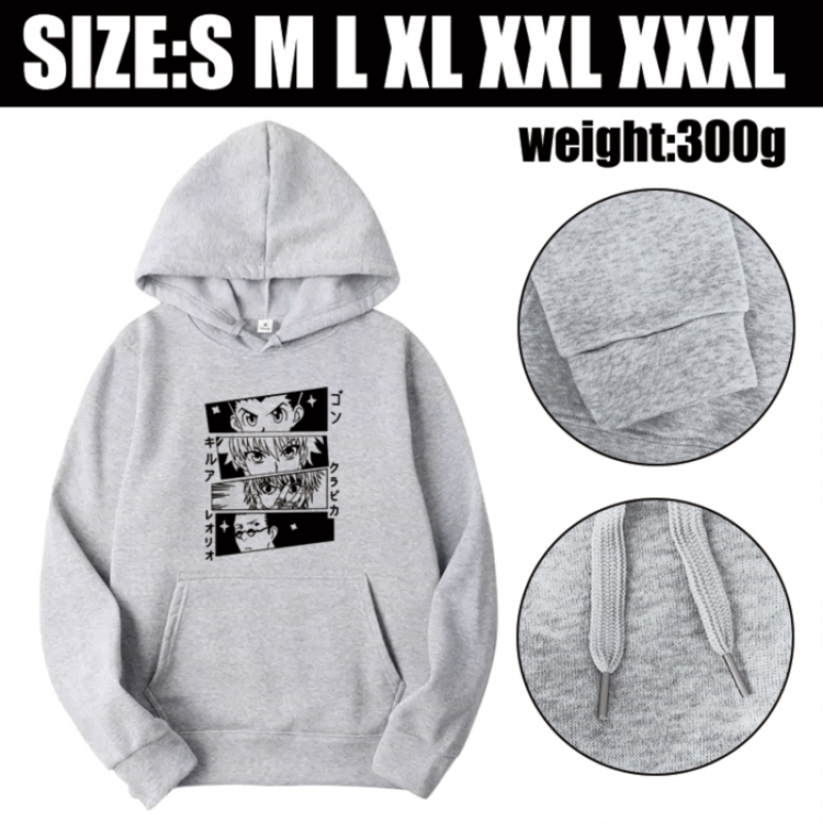 HunterXHunter Anime printed hooded sweatshirt top from S to 3XL