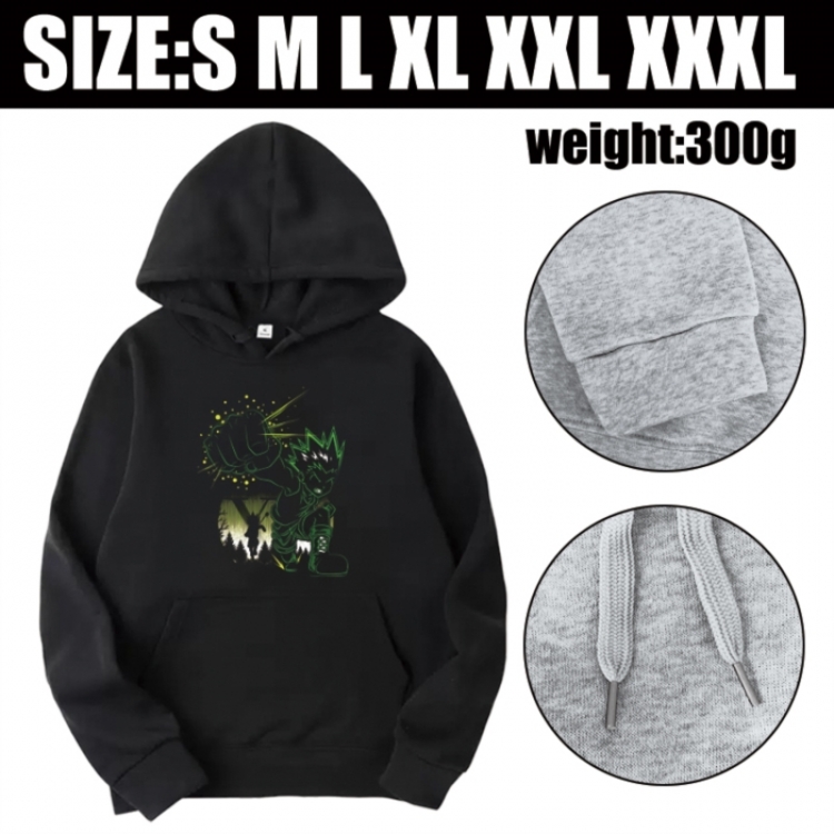 HunterXHunter Anime printed hooded sweatshirt top from S to 3XL