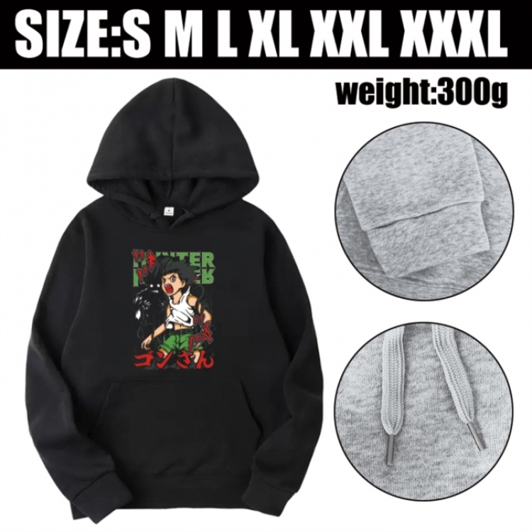 HunterXHunter Anime printed hooded sweatshirt top from S to 3XL