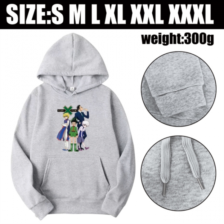 HunterXHunter Anime printed hooded sweatshirt top from S to 3XL