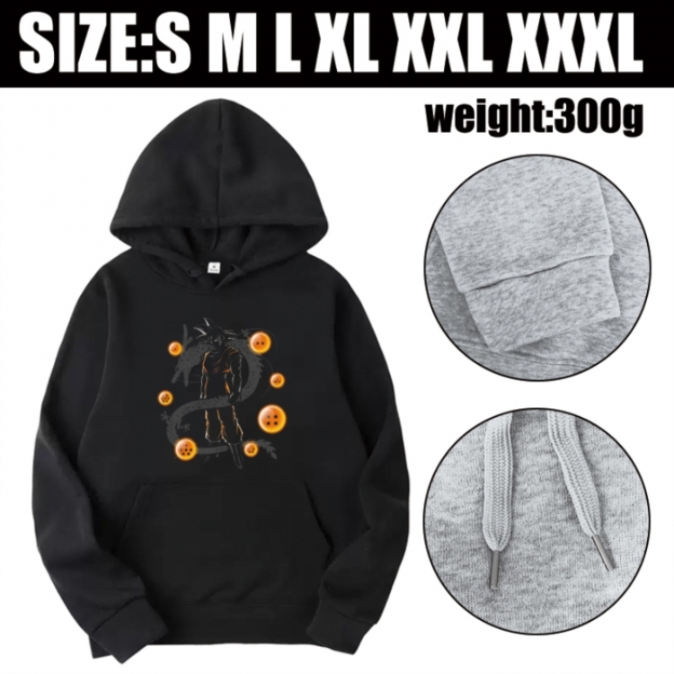 DRAGON BALL Anime printed hooded sweatshirt top from S to 3XL