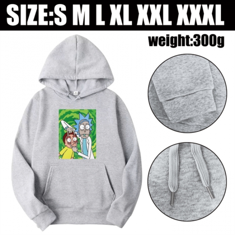 Rick and Morty Anime printed hooded sweatshirt top from S to 3XL