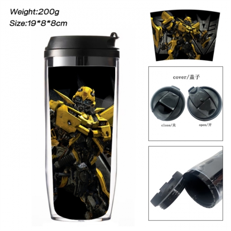 Transformers Anime double-layer insulated water bottle and cup 350ML