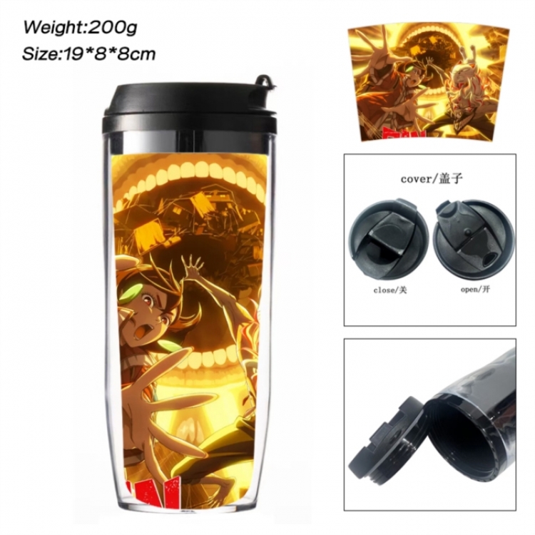 DANDADAN Anime double-layer insulated water bottle and cup 350ML