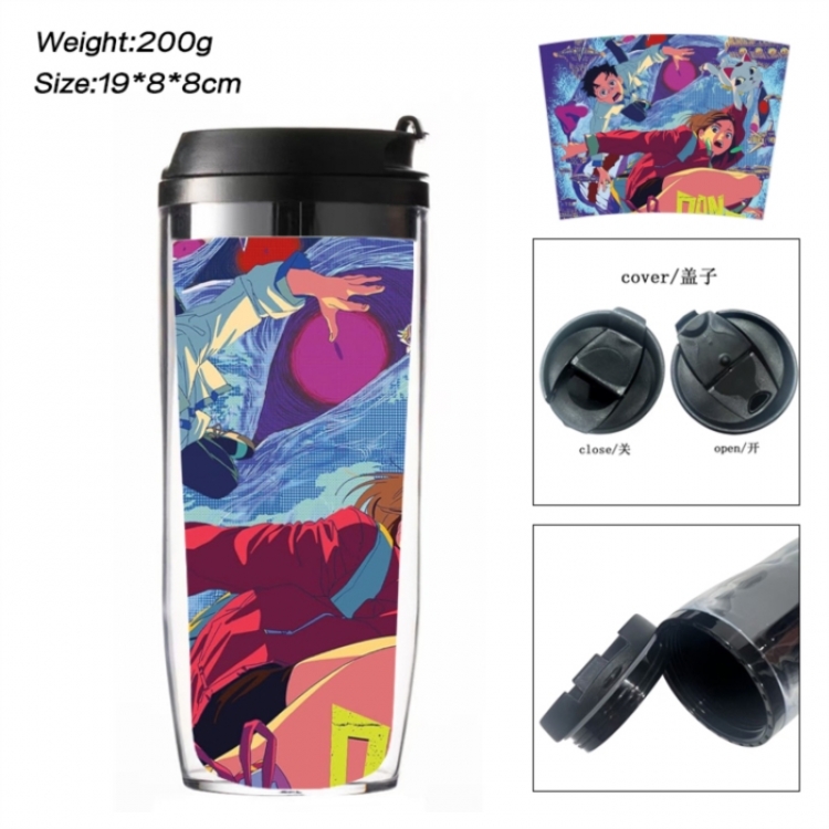 DANDADAN Anime double-layer insulated water bottle and cup 350ML