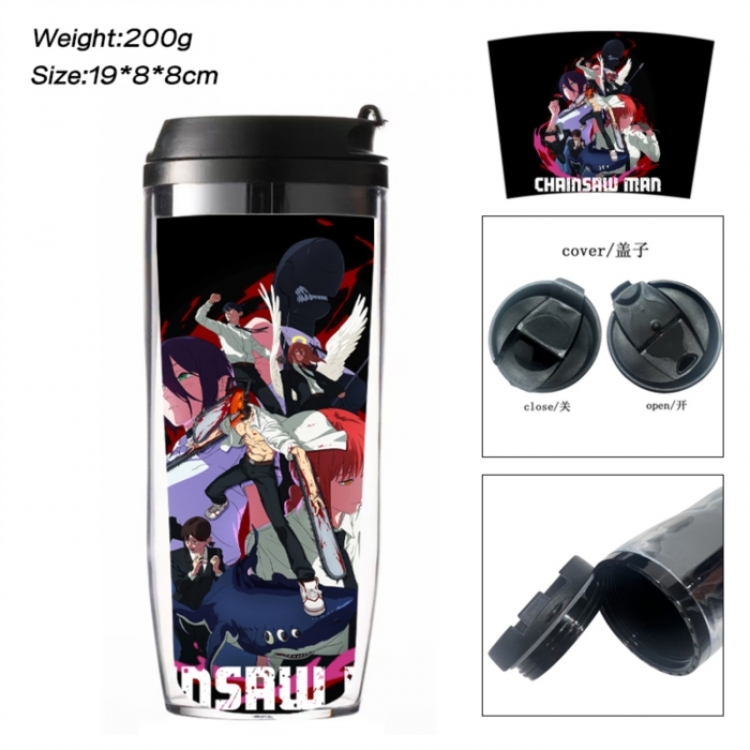 Chainsaw Man Anime double-layer insulated water bottle and cup 350ML