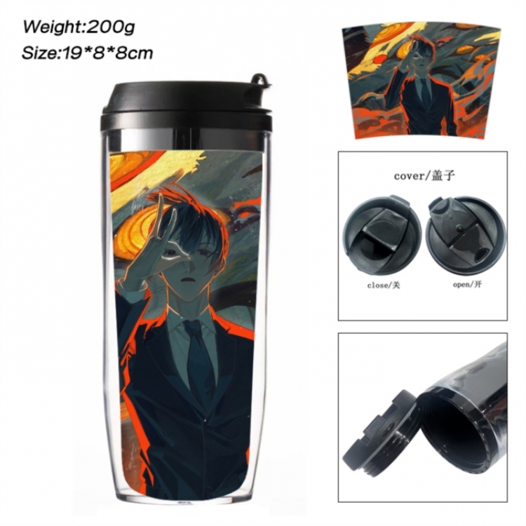Chainsaw Man Anime double-layer insulated water bottle and cup 350ML
