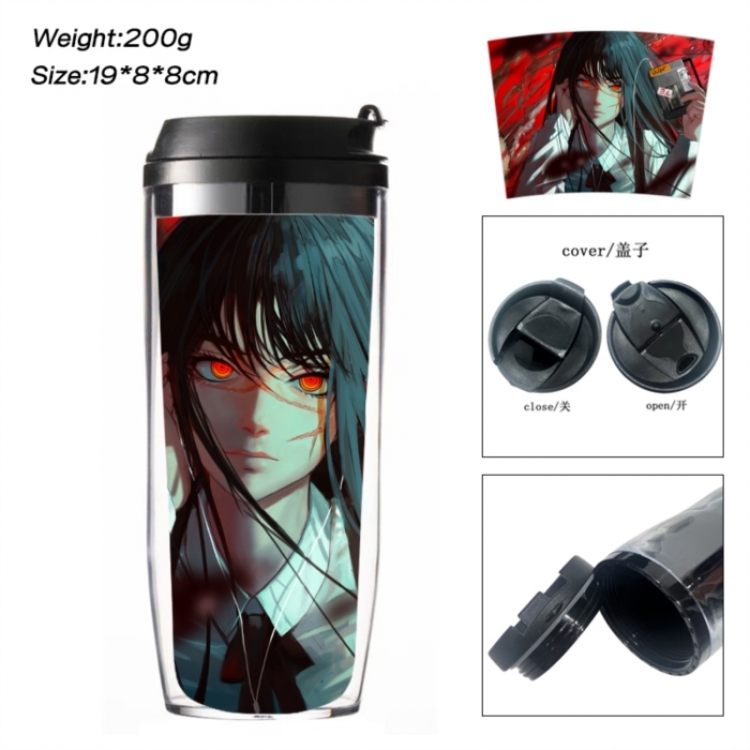 Chainsaw Man Anime double-layer insulated water bottle and cup 350ML
