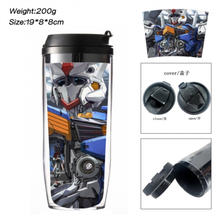 Gundam Anime double-layer insulated water bottle and cup 350ML
