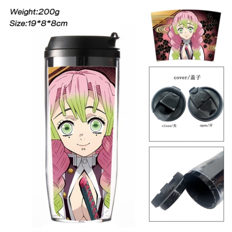 Demon Slayer Kimets Anime double-layer insulated water bottle and cup 350ML