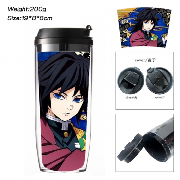 Demon Slayer Kimets Anime double-layer insulated water bottle and cup 350ML