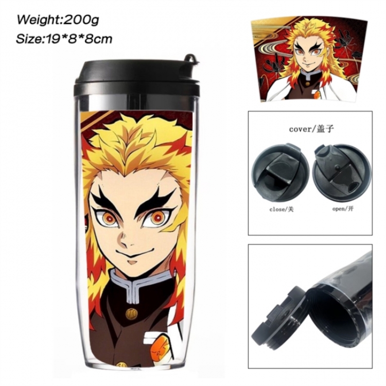 Demon Slayer Kimets Anime double-layer insulated water bottle and cup 350ML