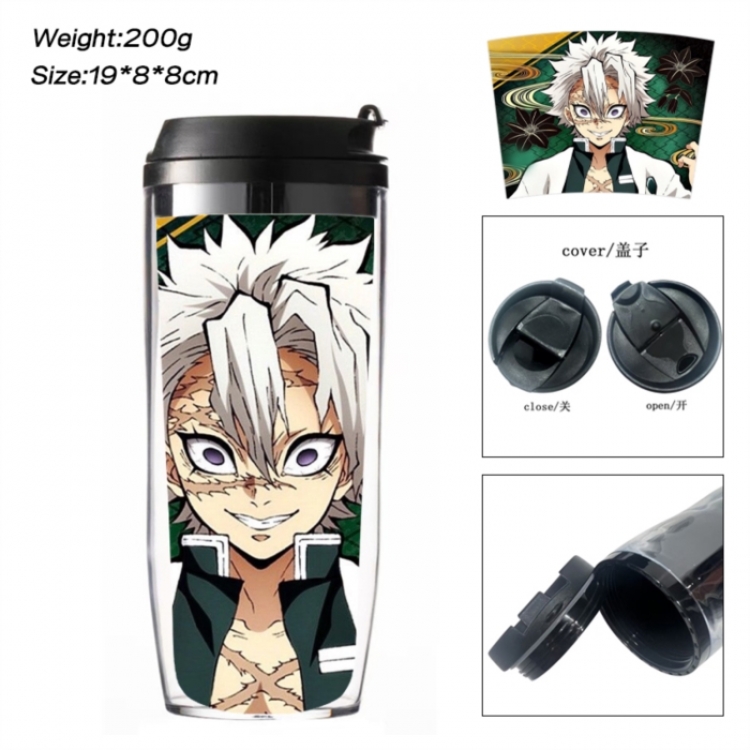 Demon Slayer Kimets Anime double-layer insulated water bottle and cup 350ML