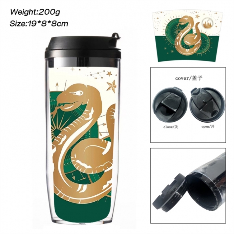 Harry Potter Anime double-layer insulated water bottle and cup 350ML