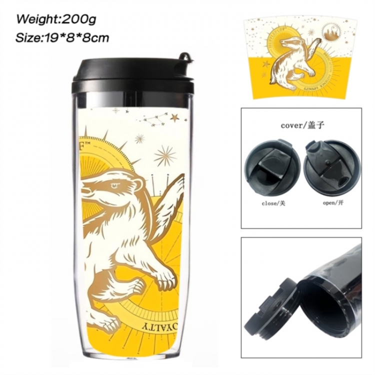 Harry Potter Anime double-layer insulated water bottle and cup 350ML
