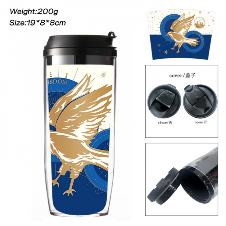 Harry Potter Anime double-layer insulated water bottle and cup 350ML