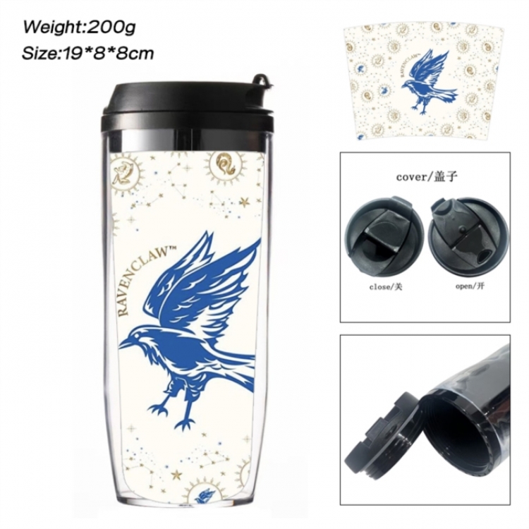 Harry Potter Anime double-layer insulated water bottle and cup 350ML