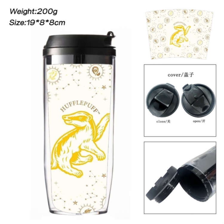 Harry Potter Anime double-layer insulated water bottle and cup 350ML