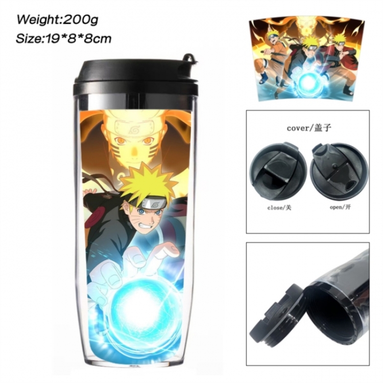 Naruto Anime double-layer insulated water bottle and cup 350ML