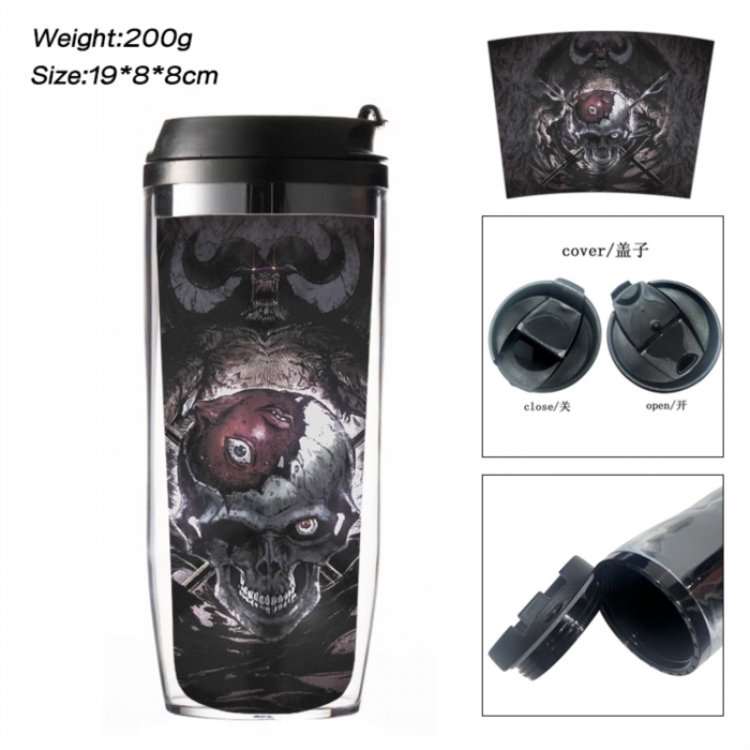 Berserk Anime double-layer insulated water bottle and cup 350ML