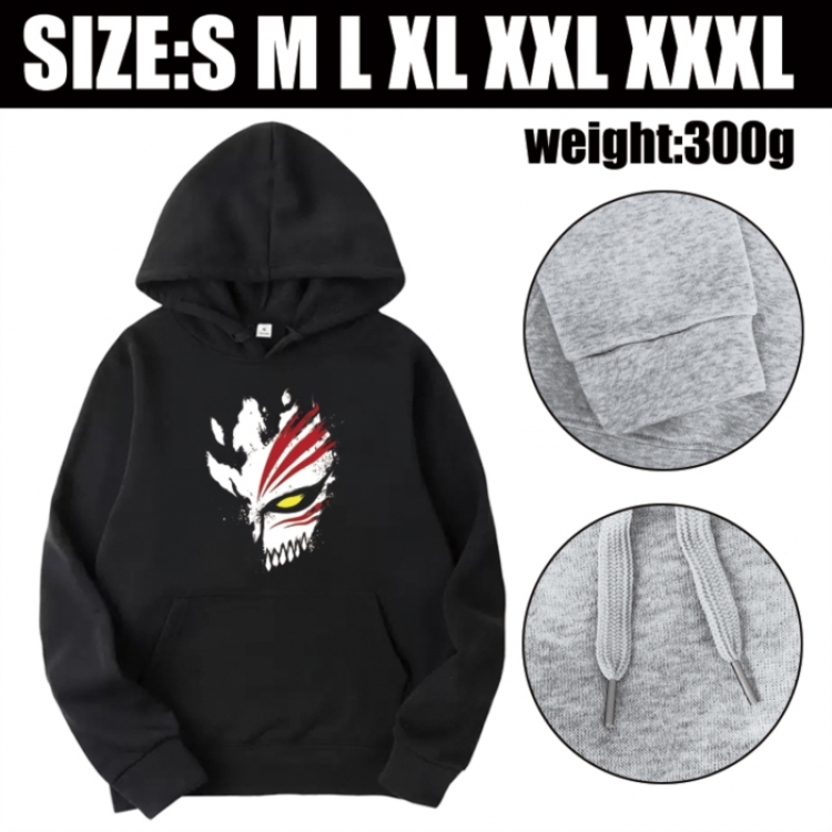 Bleach Anime printed hooded sweatshirt top from S to 3XL