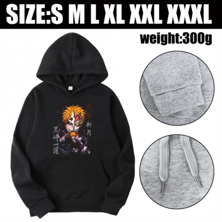 Bleach Anime printed hooded sweatshirt top from S to 3XL