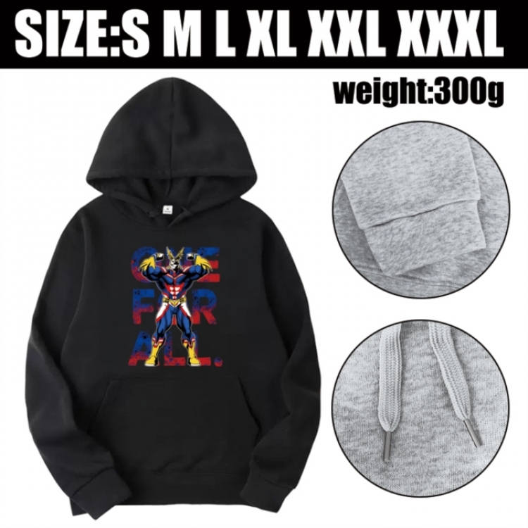 My Hero Academia Anime printed hooded sweatshirt top from S to 3XL