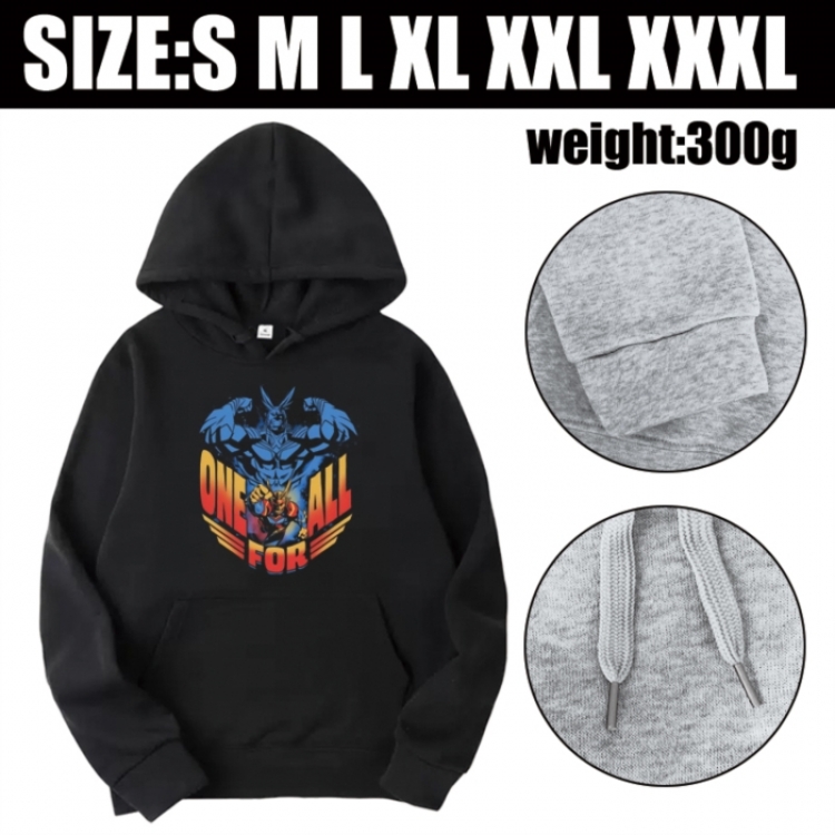 My Hero Academia Anime printed hooded sweatshirt top from S to 3XL