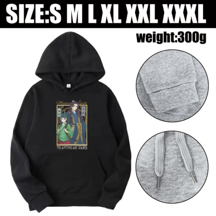 The Apothecary Diaries Anime printed hooded sweatshirt top from S to 3XL