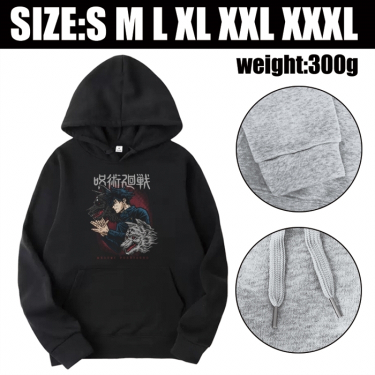 Jujutsu Kaisen Anime printed hooded sweatshirt top from S to 3XL