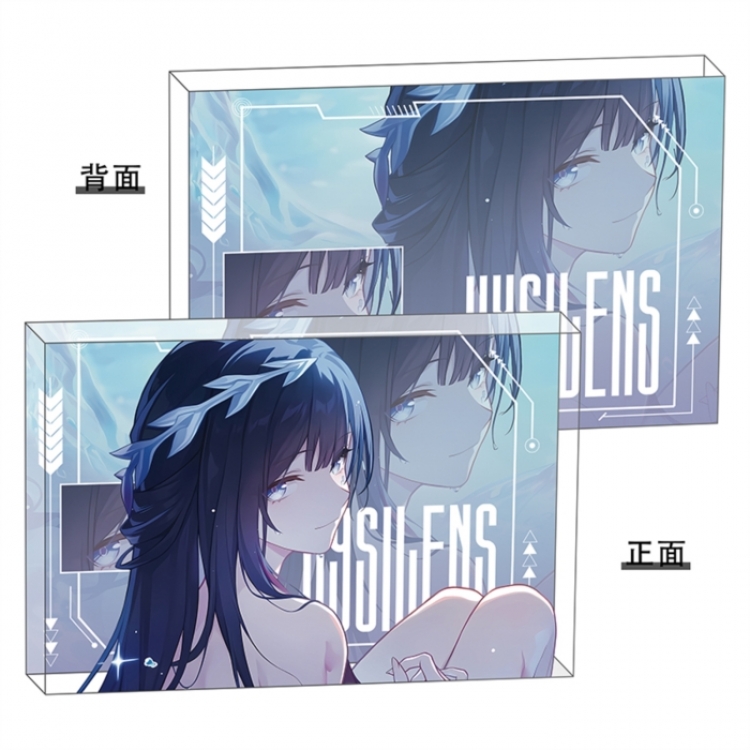 Honkai：Star Rail Anime game acrylic card brick desktop decoration 8X12X1.2cm