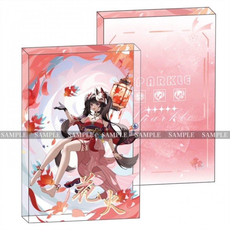 Honkai：Star Rail Anime game acrylic card brick desktop decoration 8X12X1.2cm