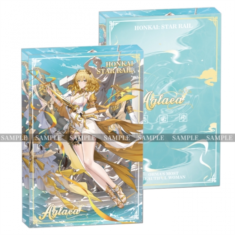 Honkai：Star Rail Anime game acrylic card brick desktop decoration 8X12X1.2cm