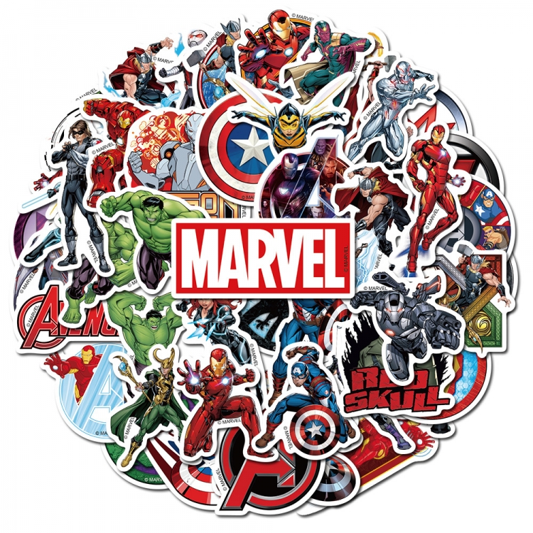 Iron Man  Doodle stickers Waterproof stickers a set of 50 price for 5 sets