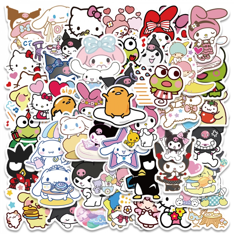 Sanrio Doodle stickers Waterproof stickers a set of 50 price for 5 sets