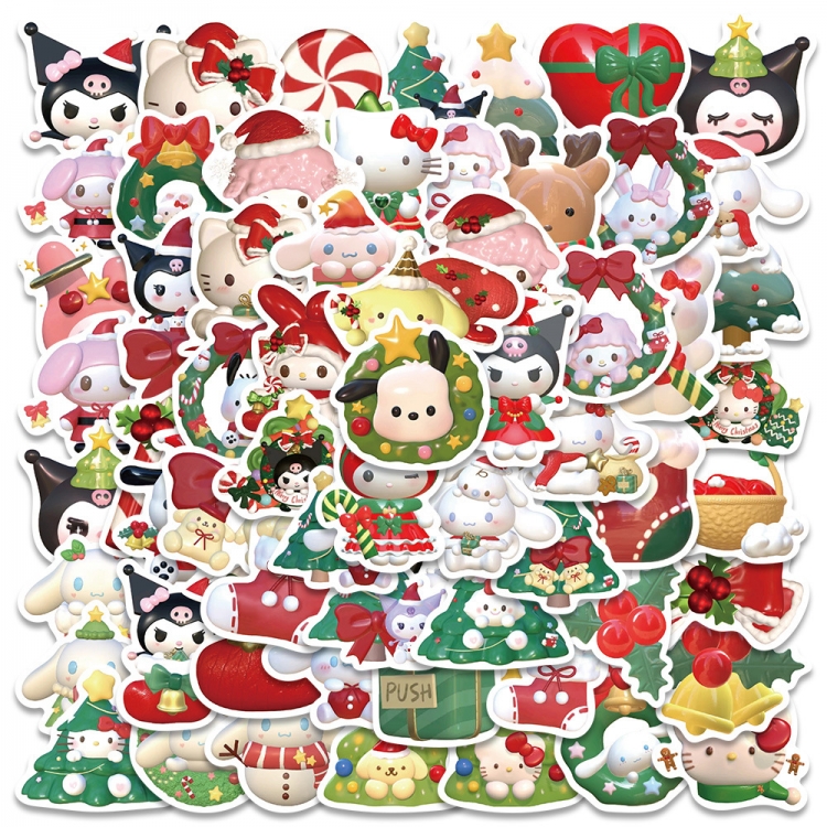 Sanrio Doodle stickers Waterproof stickers a set of 50 price for 5 sets
