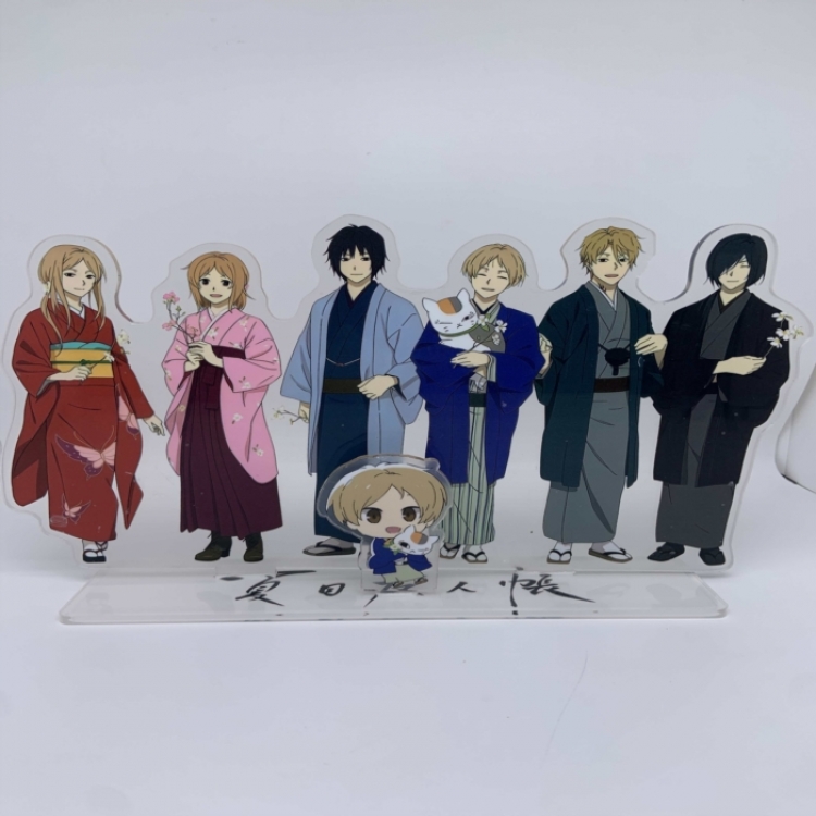 Natsume_Yuujintyou Anime Laser Acrylic Humanoid  keychain big Standing Plates 15.8cm