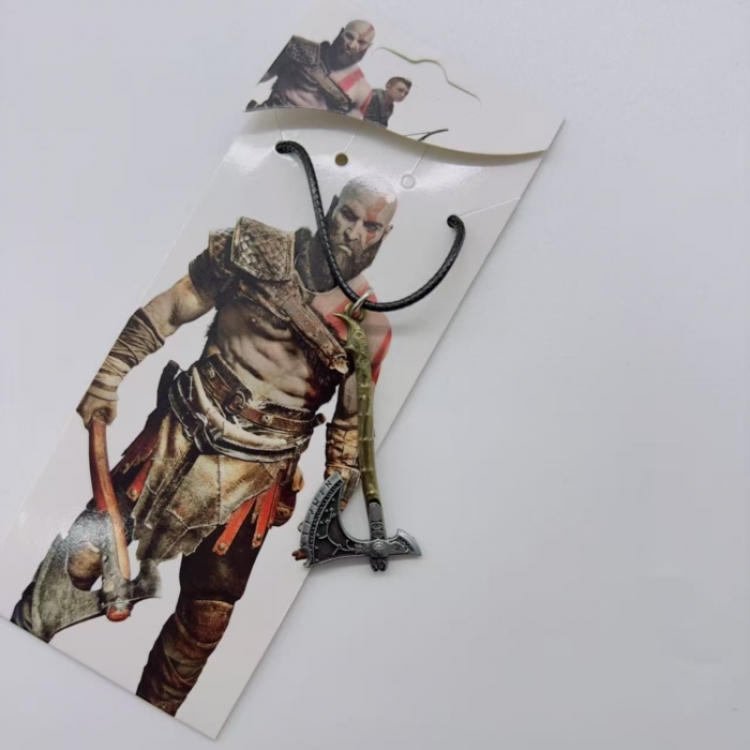 God of War Anime peripheral leather rope necklace pendant jewelry price for 5 pcs