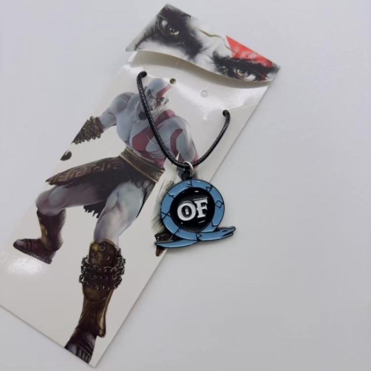 God of War Anime peripheral leather rope necklace pendant jewelry price for 5 pcs