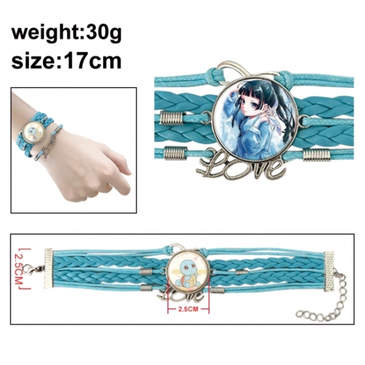 The Apothecary Diaries Anime bracelet multi-layer leather gemstone bracelet  price for 5 pcs
