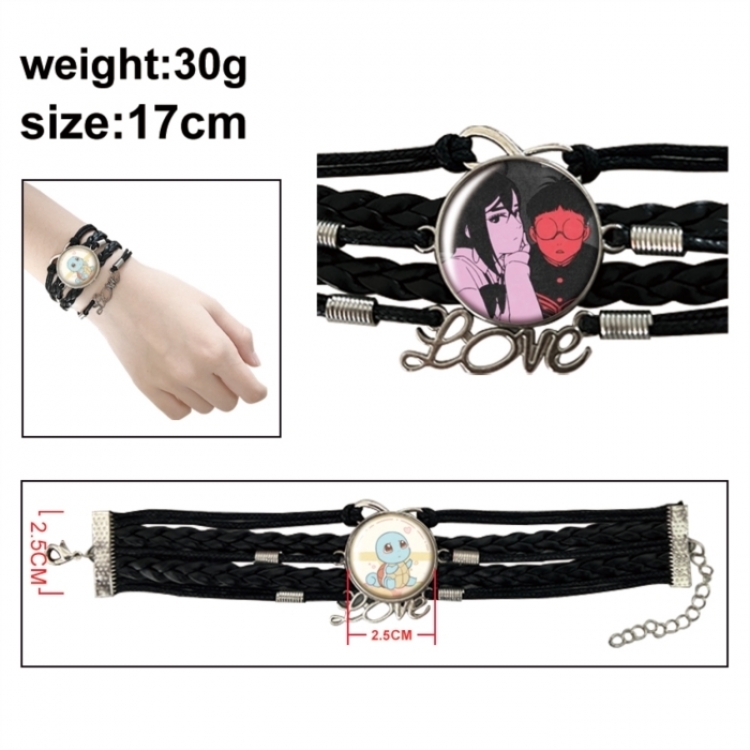 DANDADAN Anime bracelet multi-layer leather gemstone bracelet price for 5 pcs