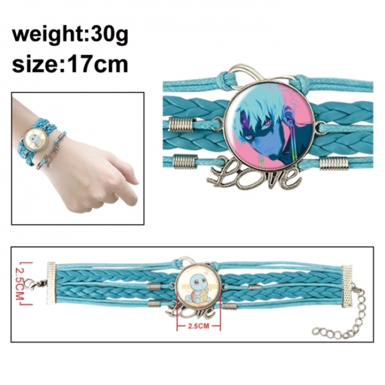 DANDADAN Anime bracelet multi-layer leather gemstone bracelet price for 5 pcs