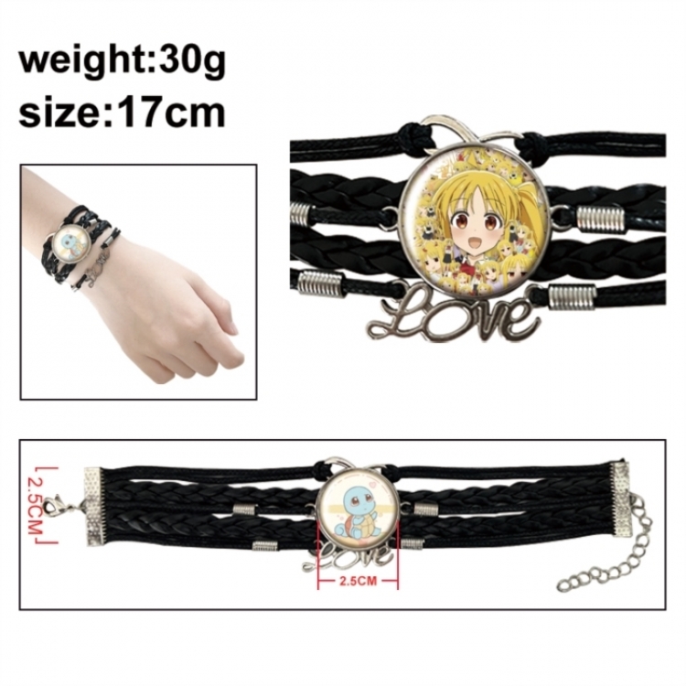 BOCCHI THE ROCK! Anime bracelet multi-layer leather gemstone bracelet price for 5 pcs