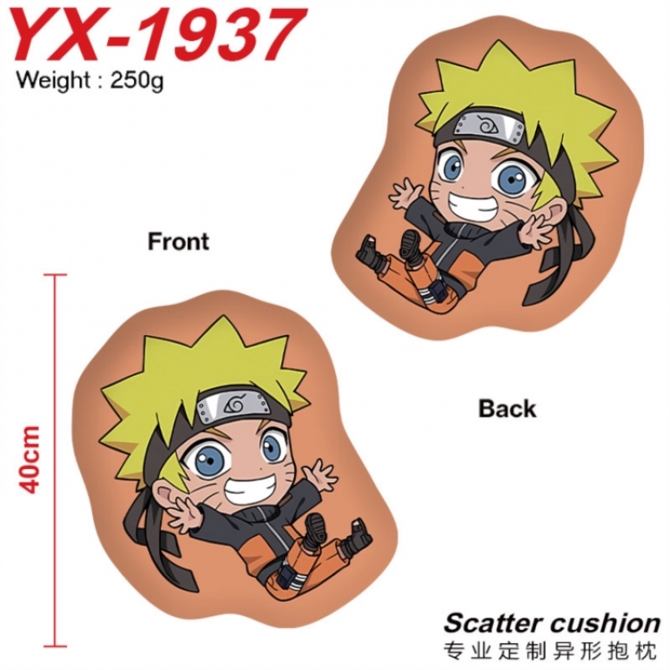 Naruto Anime Alien Double sided Printed Pillow 40cm