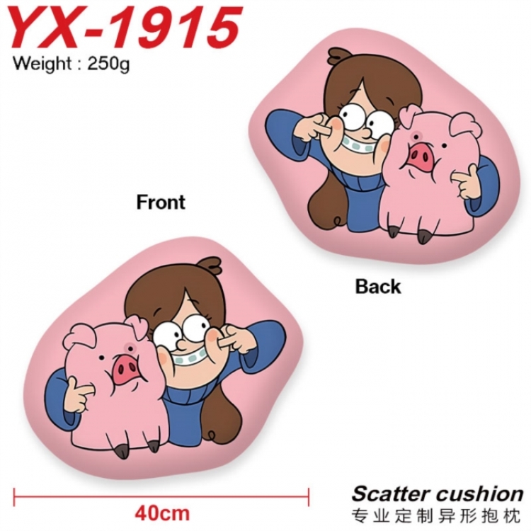 Gravity Falls Anime Alien Double sided Printed Pillow 40cm