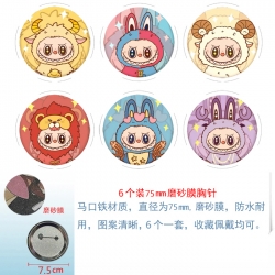 Labubu Anime Matte film brooch...
