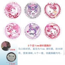 Sanrio Anime Matte film brooch...
