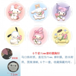 Sanrio Anime Matte film brooch...