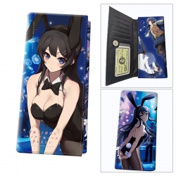 Sakurajima Mai  Anime wallet l...