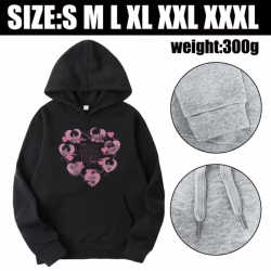 BTS Anime printed hooded sweat...